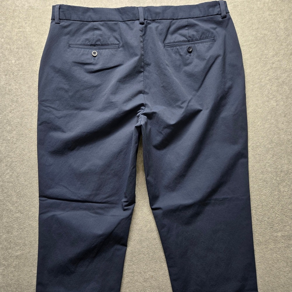 Vineyard Vines OTG On-The-Go Pants Mens 38x30 Navy Blue Performance Chino - Picture 5 of 8